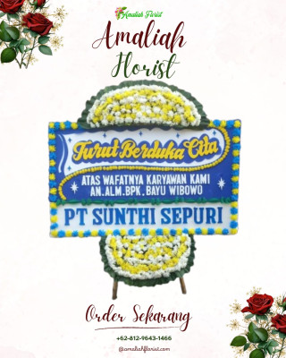 Papan Bunga Duka di Kempo