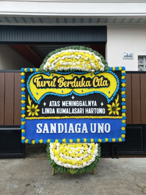 Papan Bunga Duka di Kempo